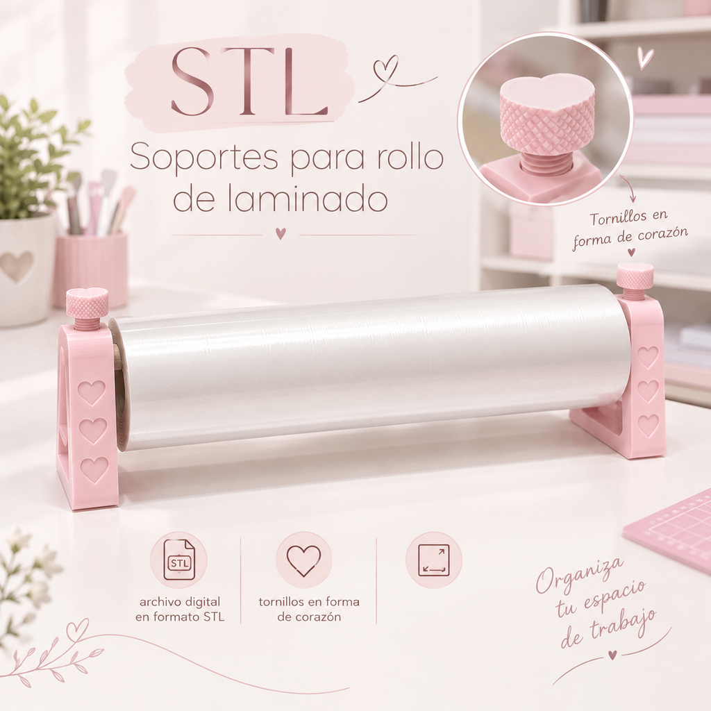 Soportes para rollo de laminado /Stl